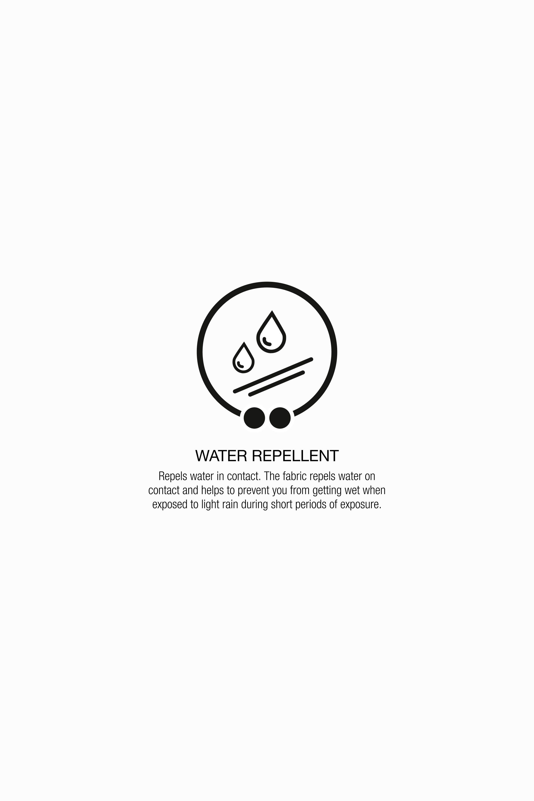 CONTRAST ZIP WATER REPELLENT PARKA